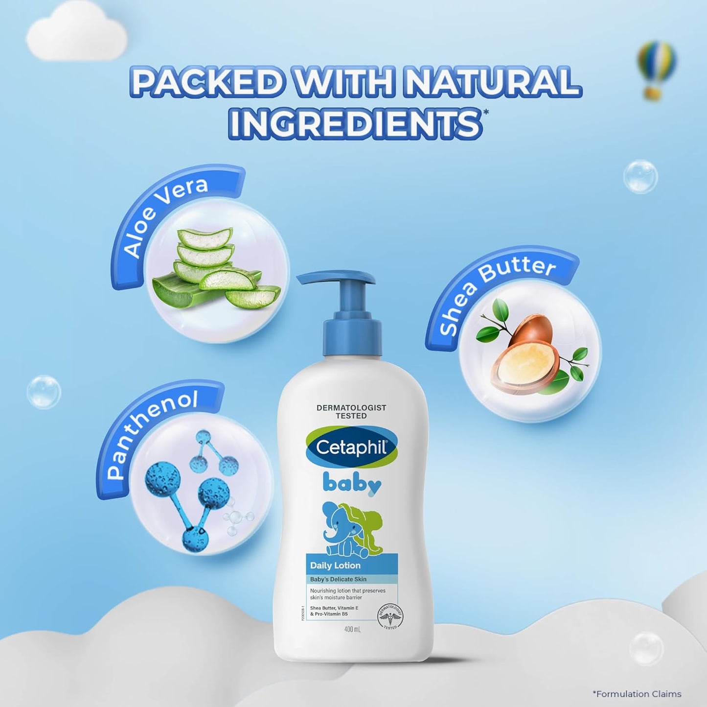 Cetaphil Baby Daily Lotion & Cetaphil Baby Moisturising Oil With Organic Calendula