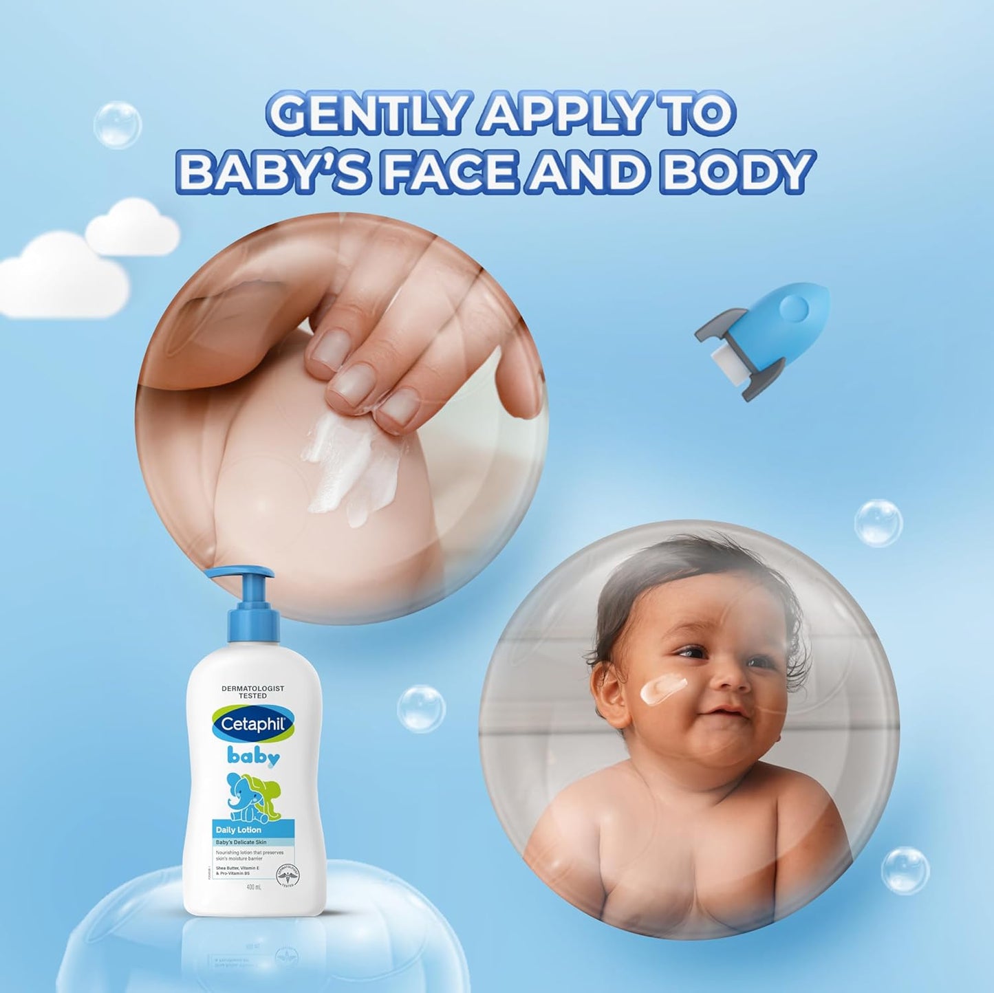 Cetaphil Baby Daily Lotion & Cetaphil Baby Moisturising Oil With Organic Calendula