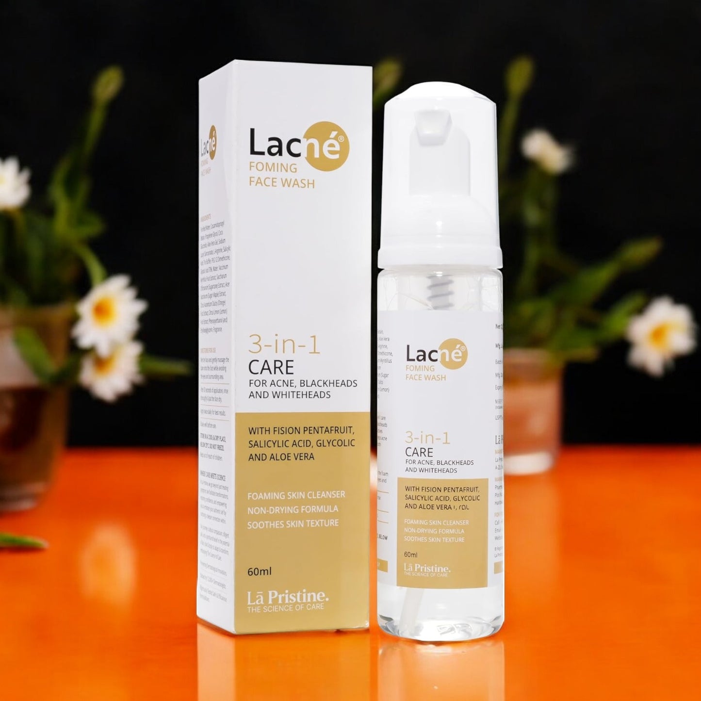 Lacne Foaming Face Wash 3-In-1 Care
