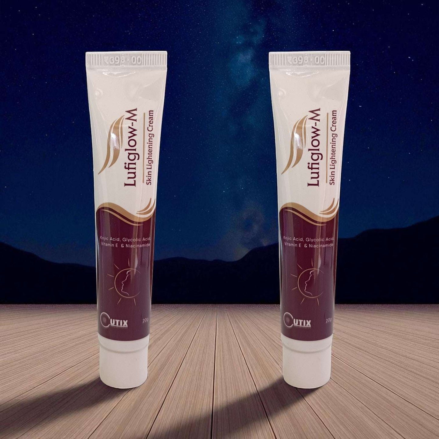 Lufiglow-M Skin Lightening Cream Pack of 2