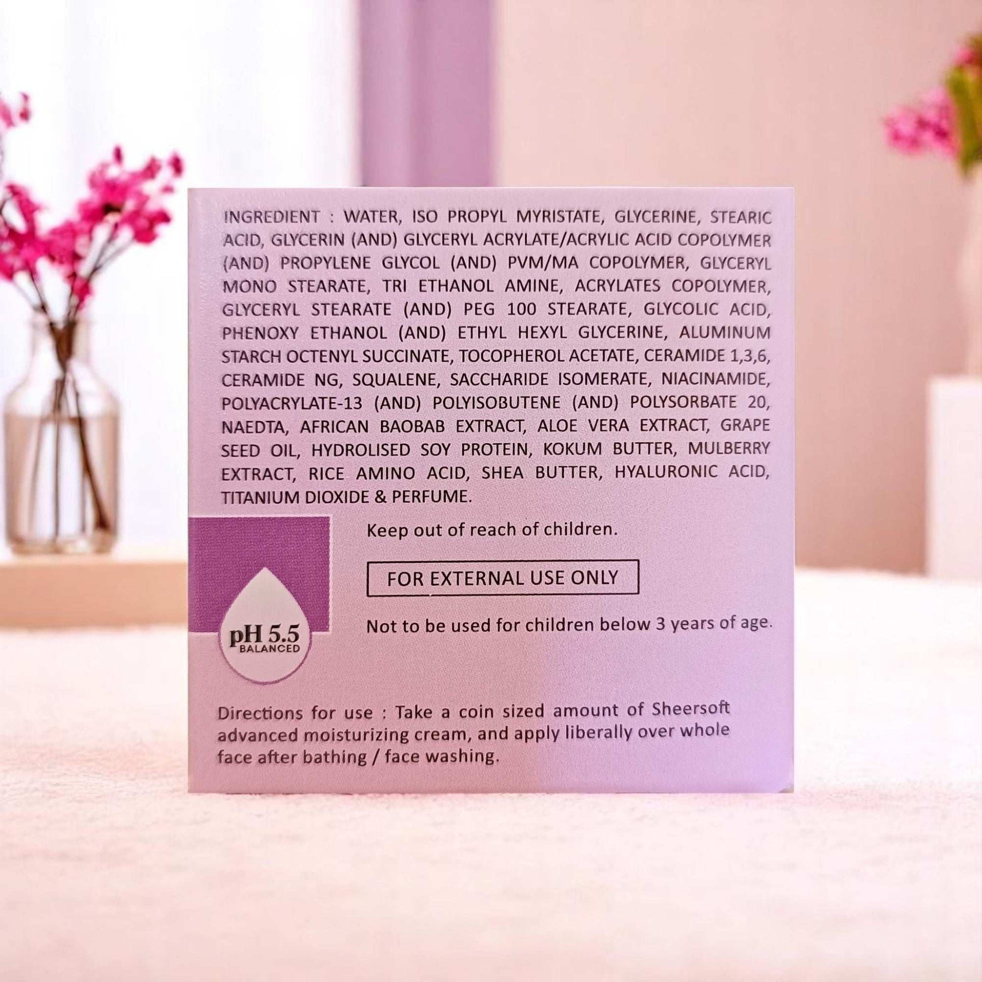 Sheersoft Advanced Moisturizing Cream