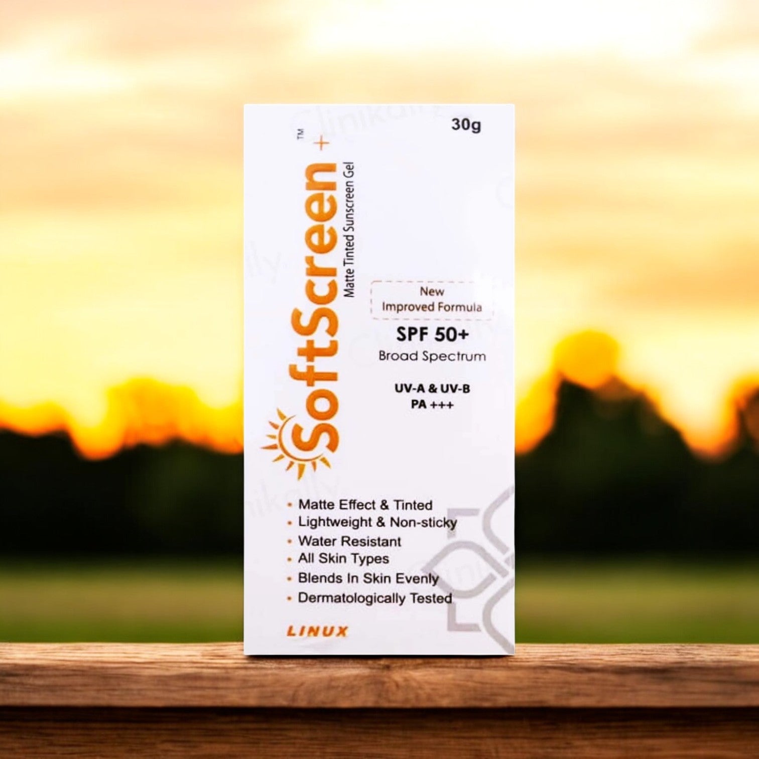 Softscreen+ Matte Tinted Sunscreen Gel SPF 50+ PA+++