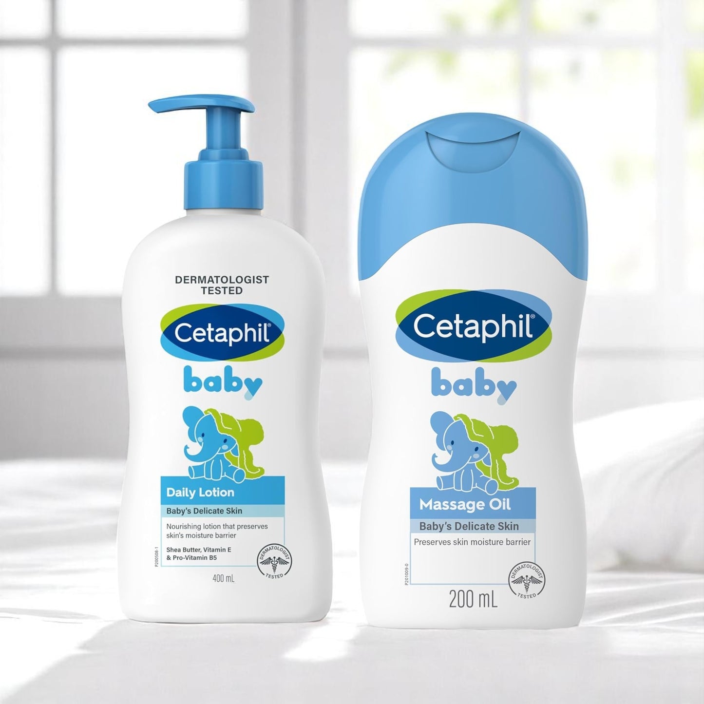 Cetaphil Baby Daily Lotion & Cetaphil Baby Massage Oil
