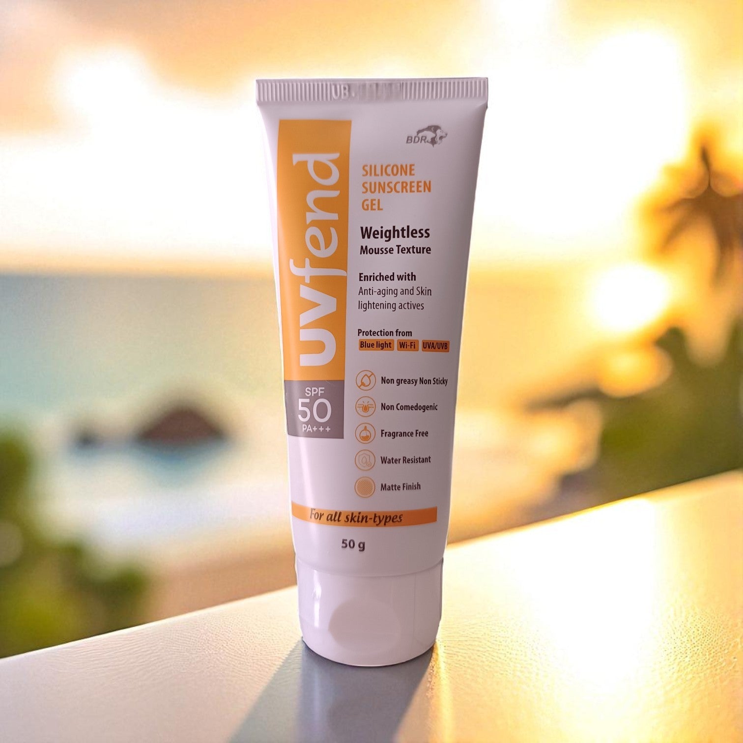 UVfend Silicone Sunscreen Gel SPF 50 PA+++