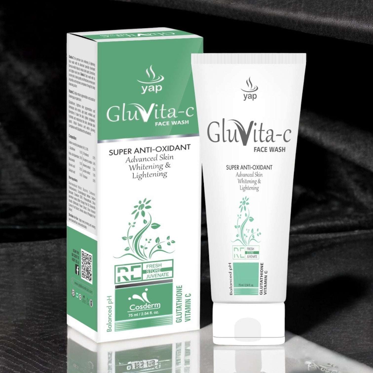 Gluvita-C Super Anti-Oxidant Advanced Skin Whitening & Lightening Face Wash