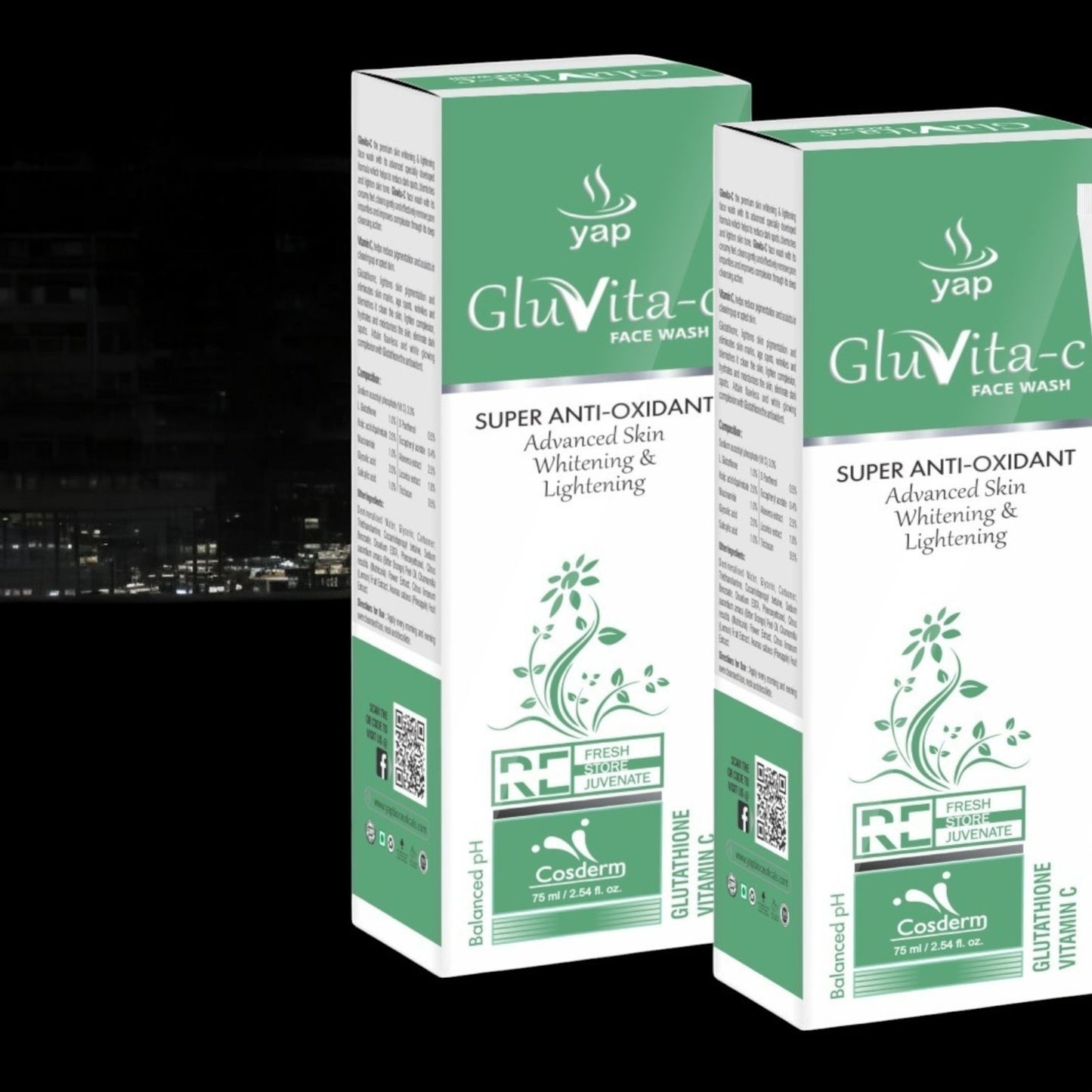 Gluvita-C Super Anti-Oxidant Advanced Skin Whitening & Lightening Face Wash