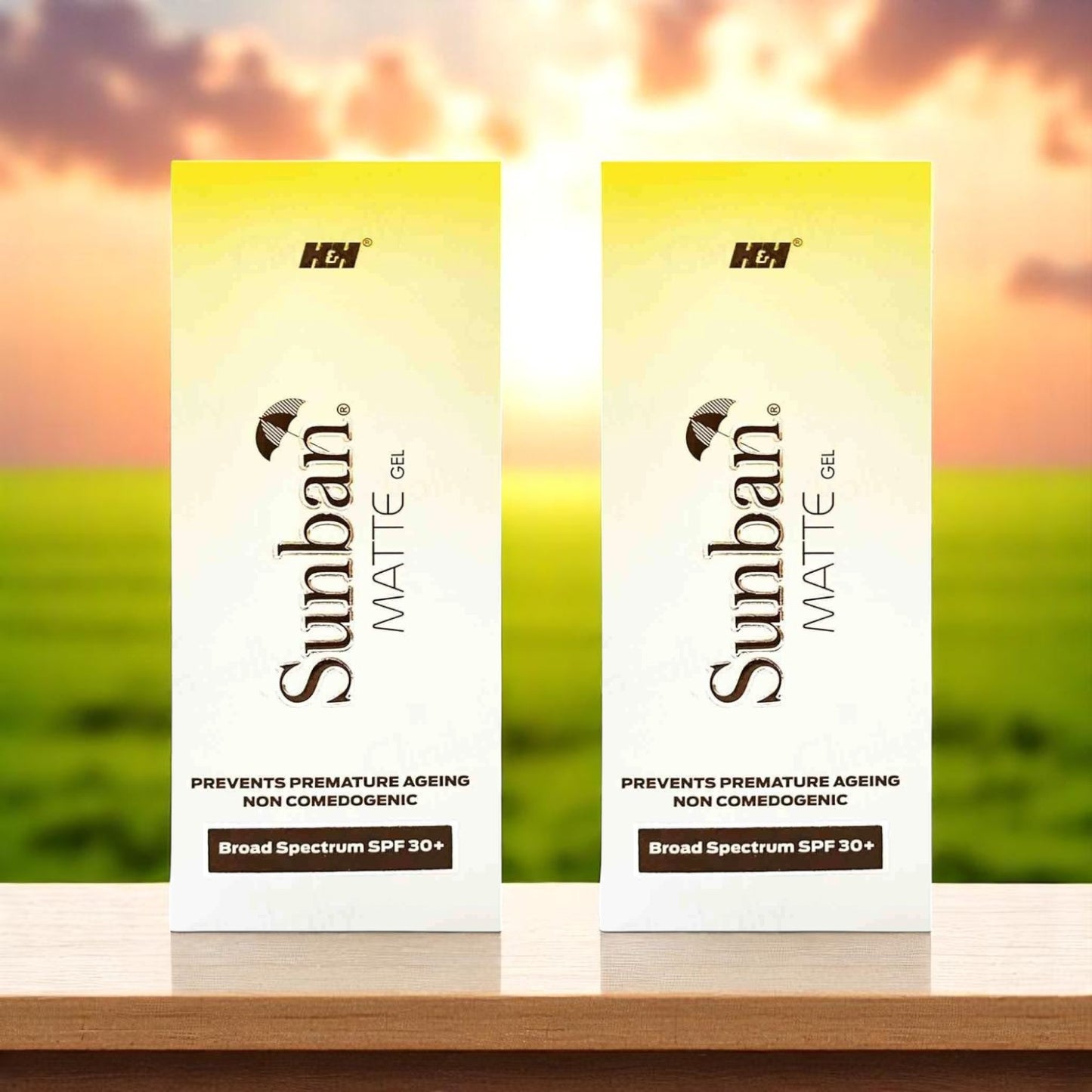 Sunban Matte Gel SPF 30+ Sunscreen Pack of 2