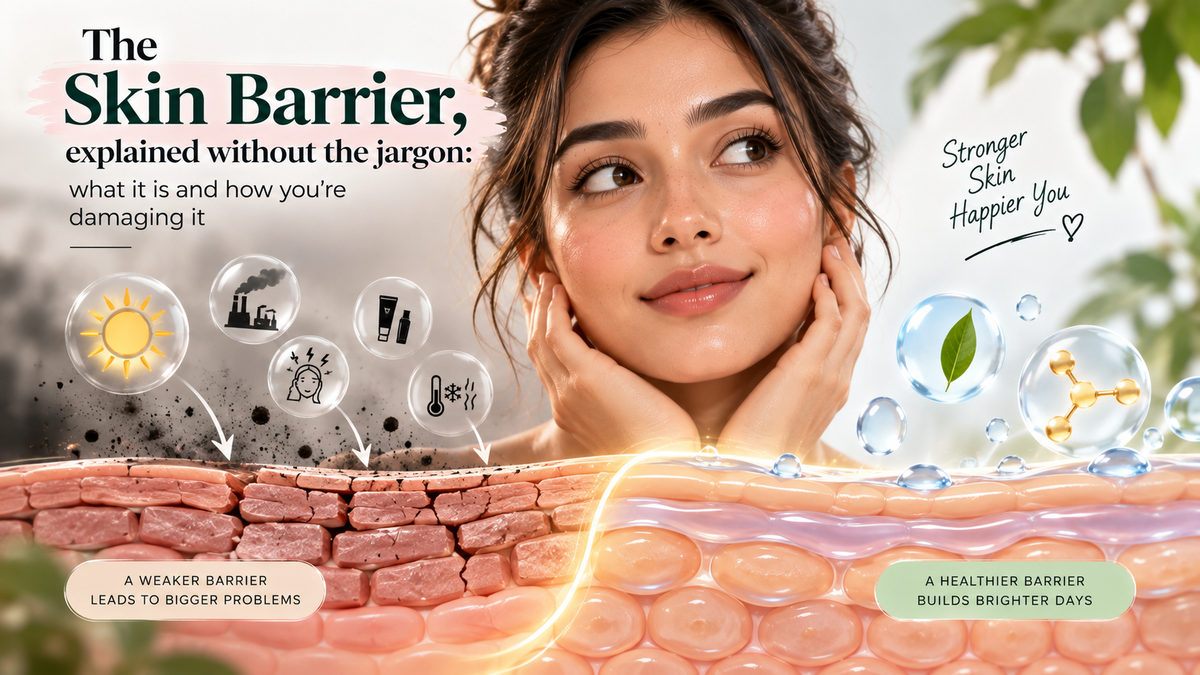 The skin barrier, explained without the jargon: what it is and how you're damaging it