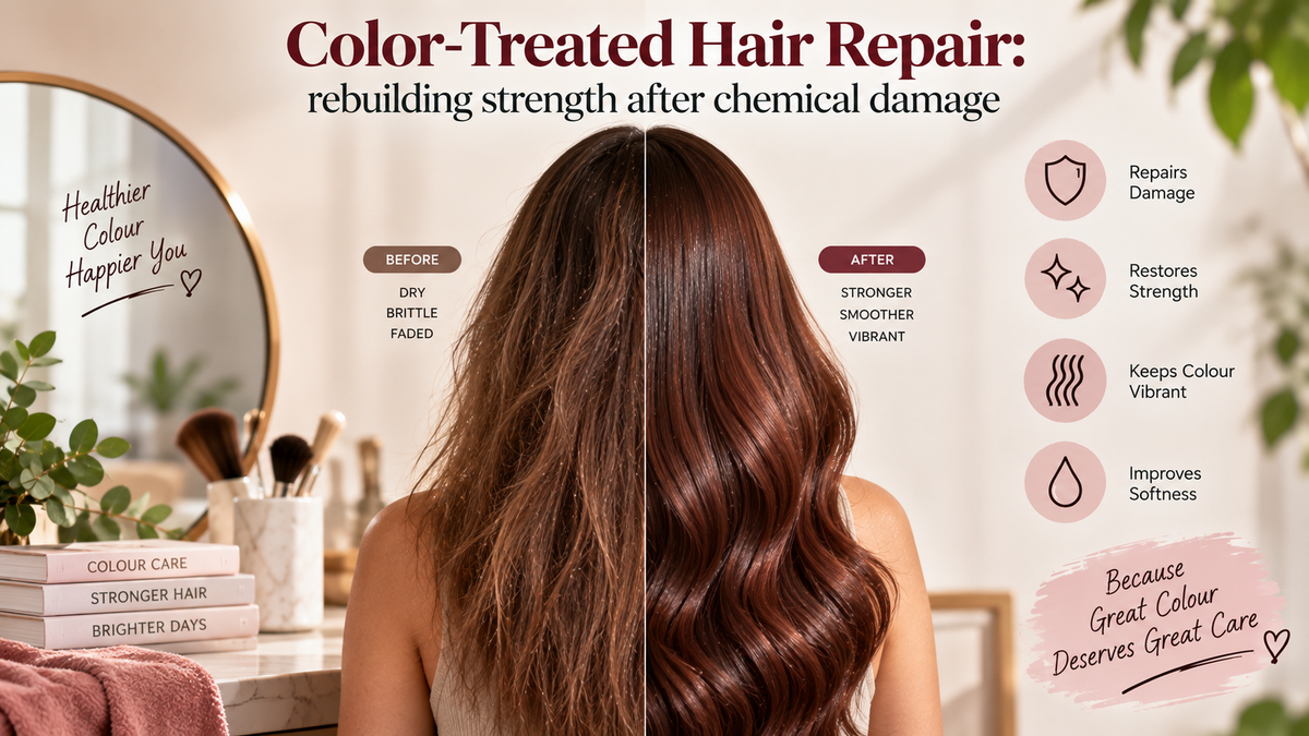 Color-Treated Hair Repair: Rebuilding Strength After Chemical Damage