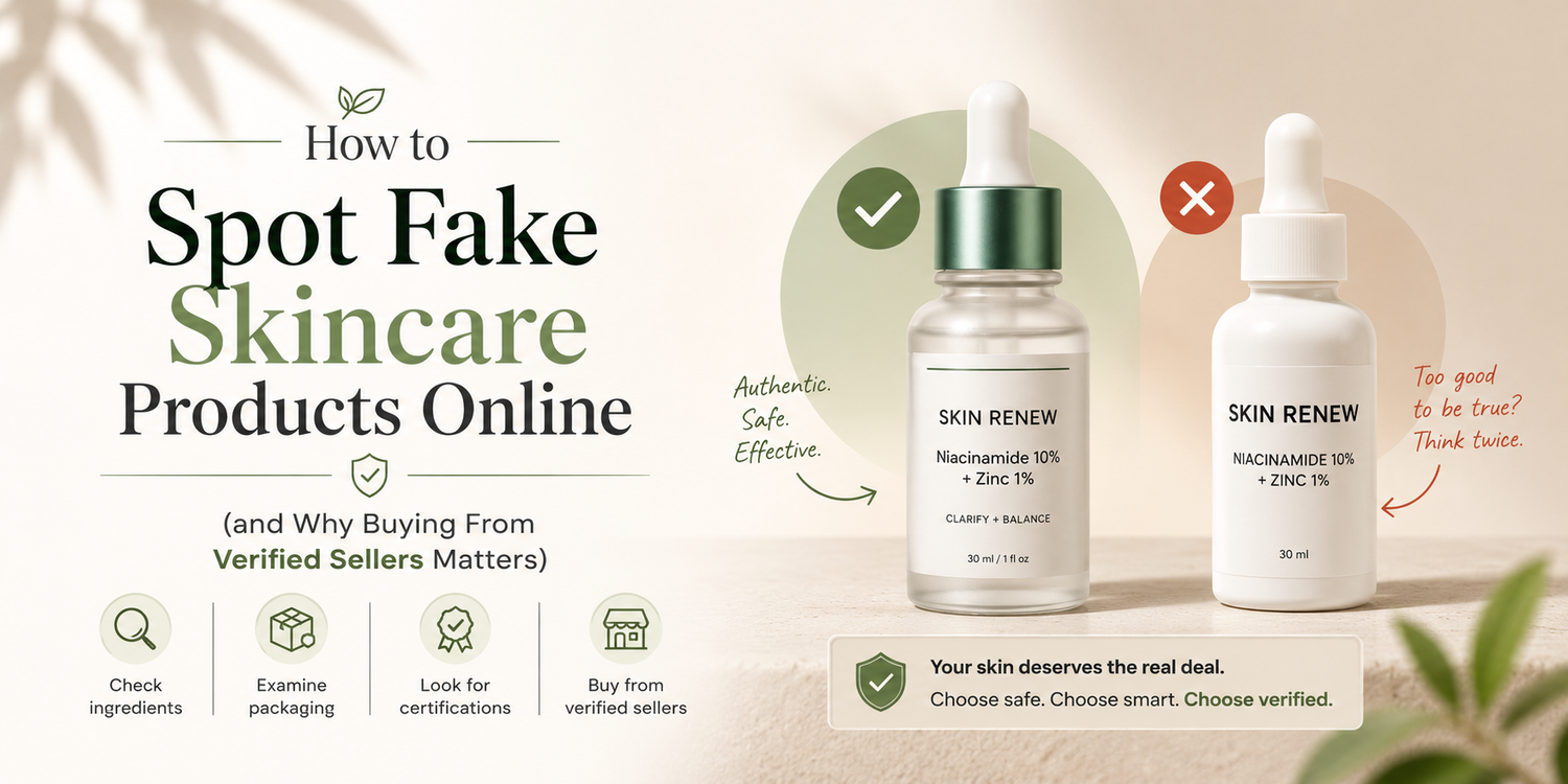 How to Spot Fake Skincare Products Online (and Why Buying From Verified Sellers Matters)