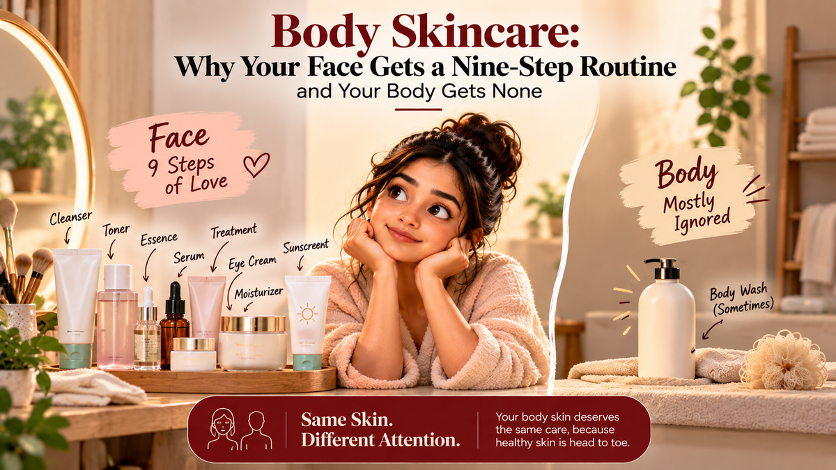 Body skincare: why your face gets a nine-step routine and your body gets none