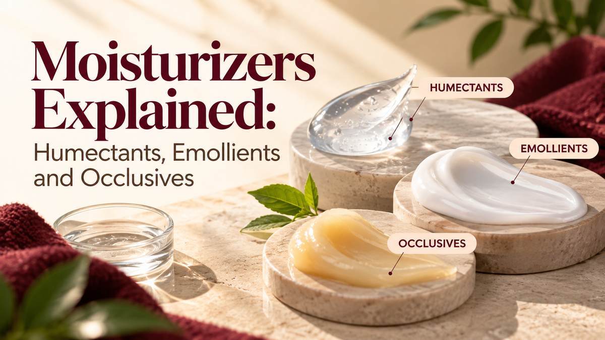 Moisturizers Explained: Humectants, Emollients and Occlusives