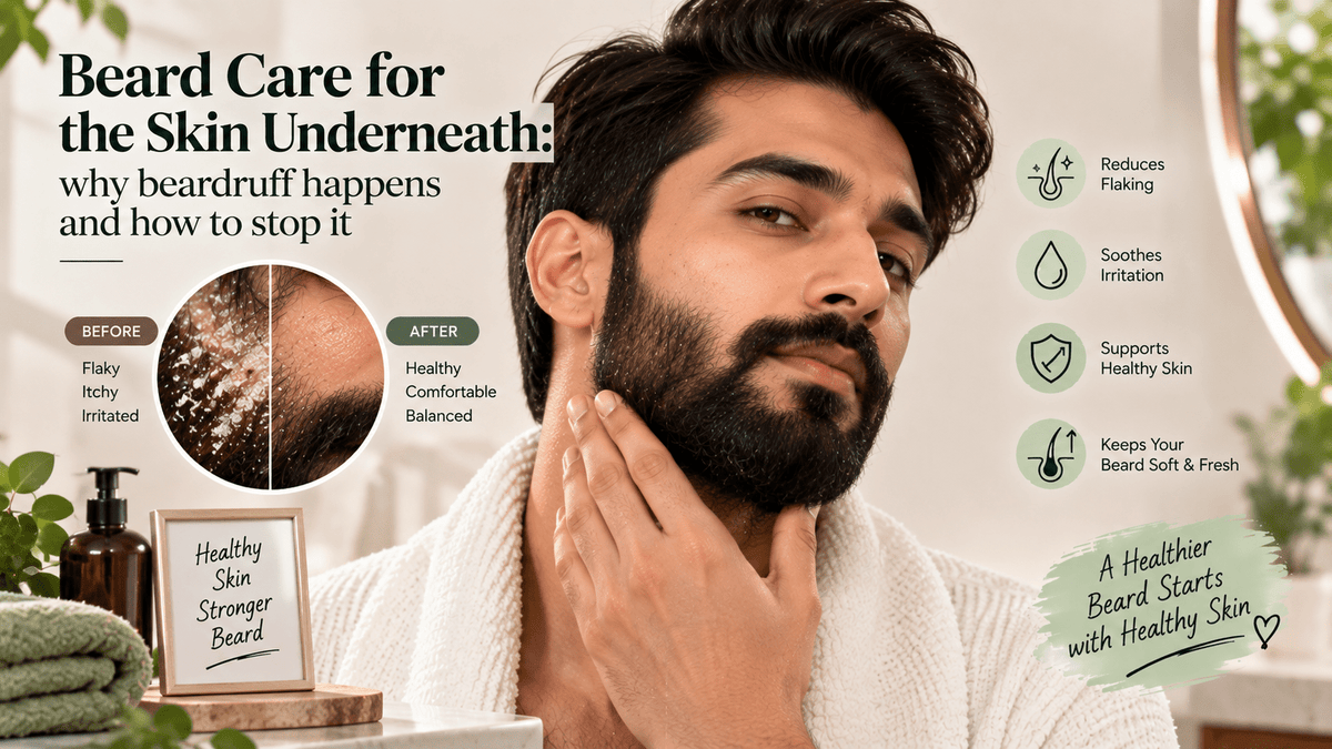 Beard Care for the Skin Underneath: Why Beardruff Happens and How to Stop It - Cosmosentials