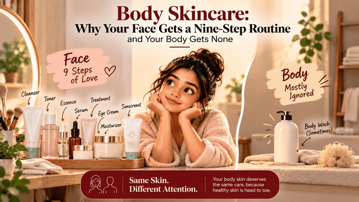 Body skincare: why your face gets a nine-step routine and your body gets none - Cosmosentials