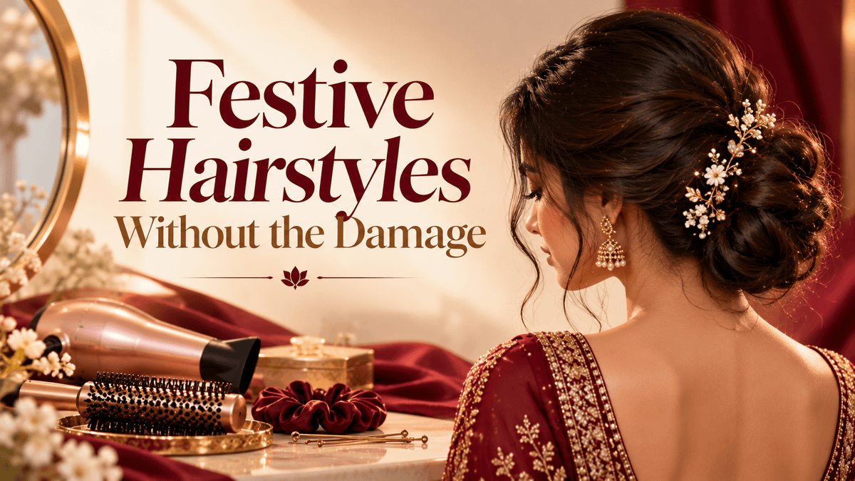 Festive hairstyles without the damage: heat, hairspray, and what to do afterwards - Cosmosentials