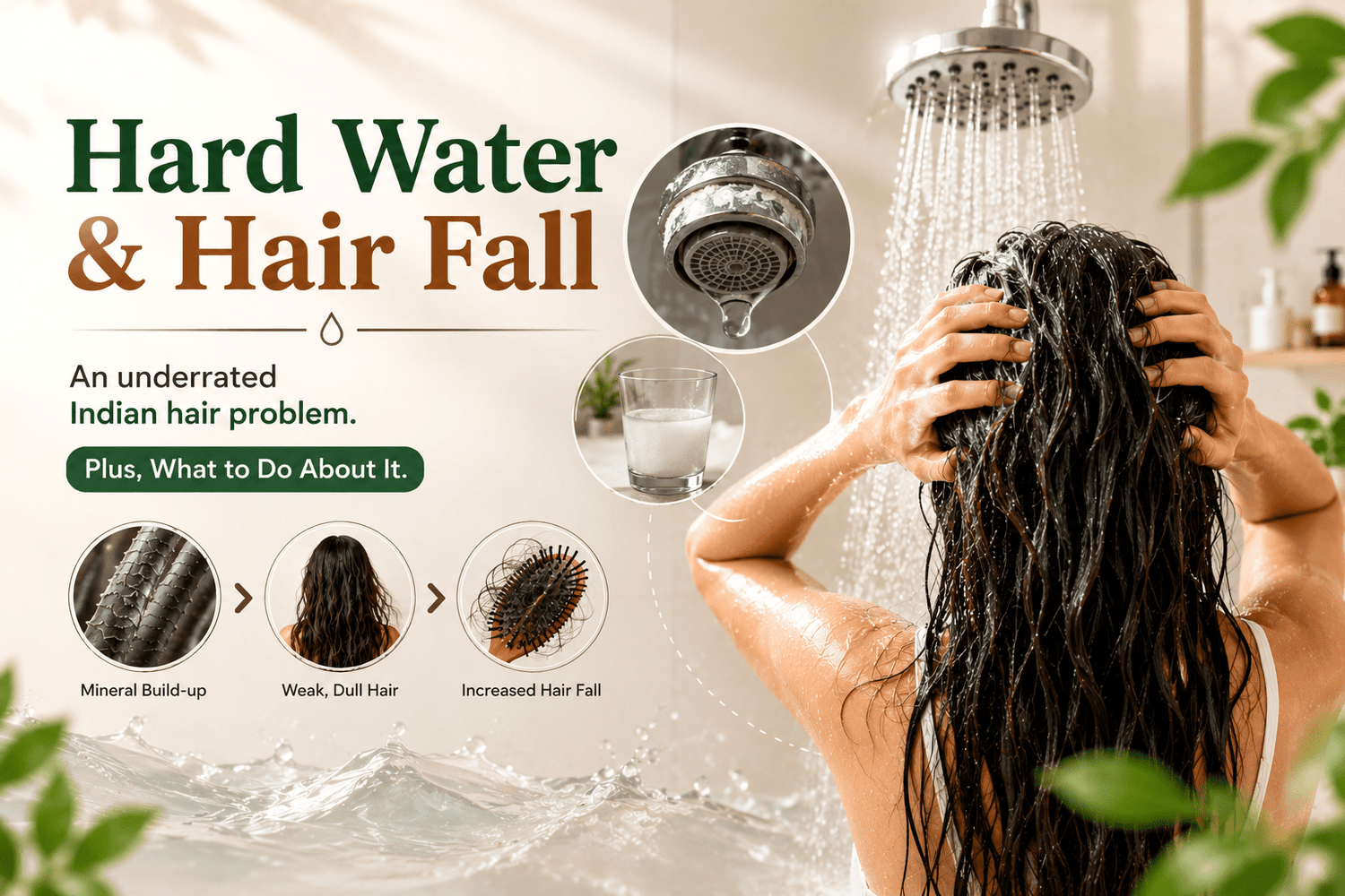 Hard Water and Hair Fall: An Underrated Indian Hair Problem - Cosmosentials