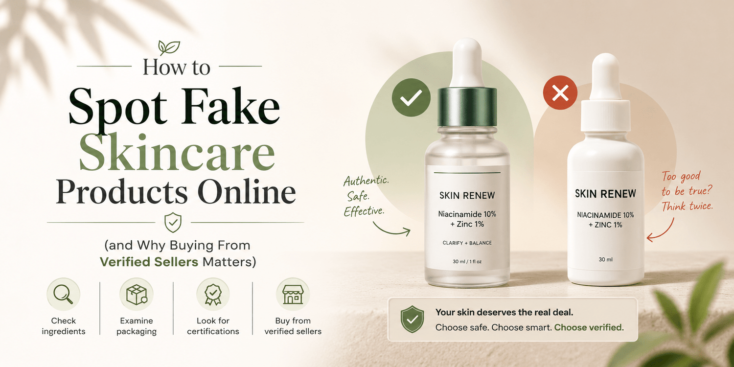 How to Spot Fake Skincare Products Online (and Why Buying From Verified Sellers Matters) - Cosmosentials