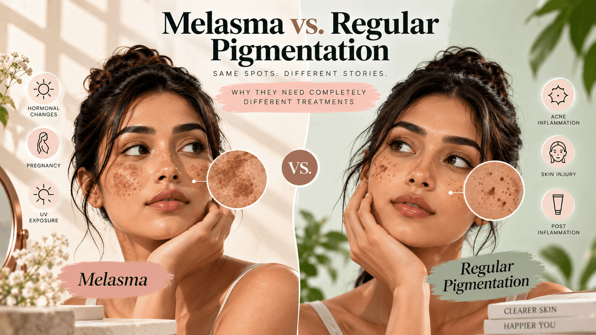 Melasma vs. Regular Pigmentation: Why They Need Completely Different Treatments - Cosmosentials