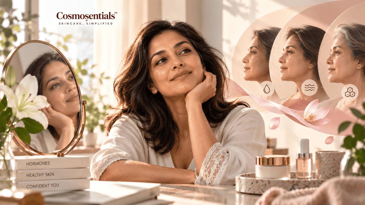 Menopause and skin: the changes nobody warns you about - Cosmosentials