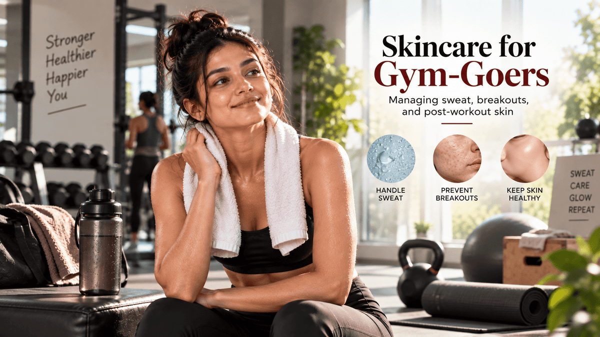 Skincare for Gym-Goers: Managing Sweat, Breakouts, and Post-Workout Skin - Cosmosentials