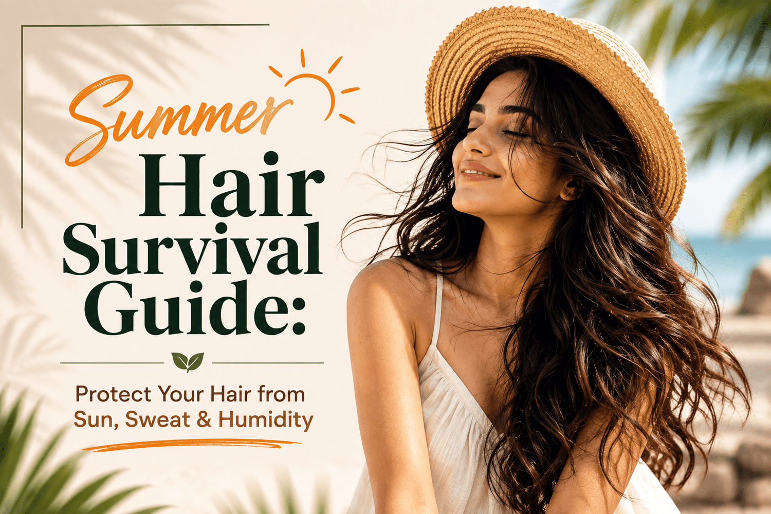 Summer Hair Care: How to Stop Sun, Sweat & Humidity Damage | Cosmosentials - Cosmosentials