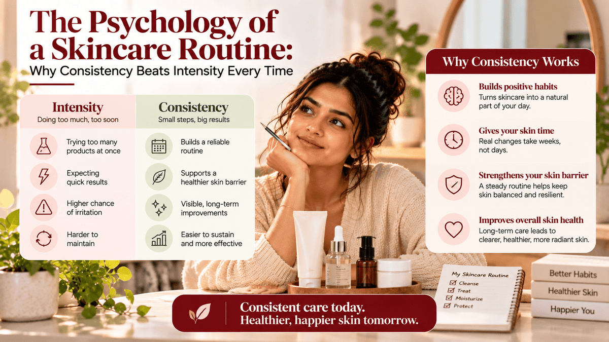 The psychology of a skincare routine: why consistency beats intensity every time - Cosmosentials