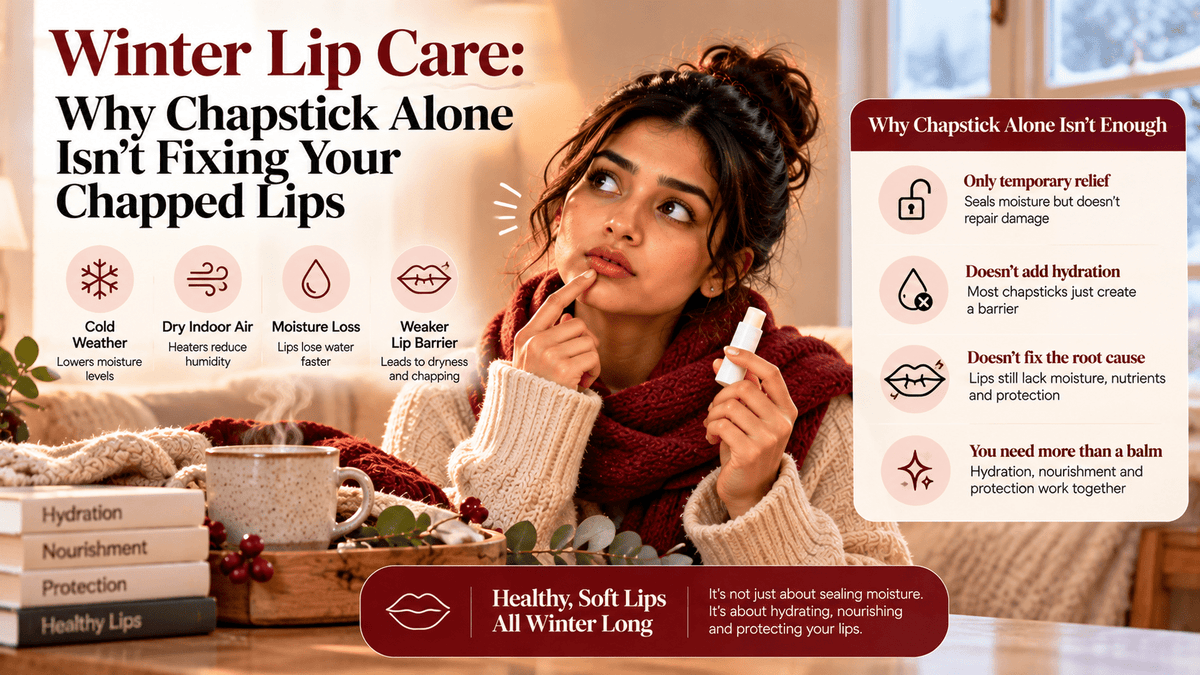 Winter lip care: why chapstick alone isn't fixing your chapped lips - Cosmosentials