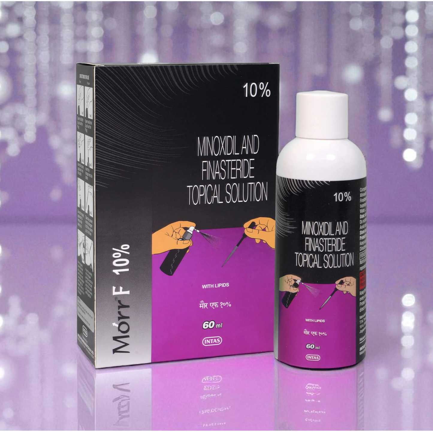 Morr F 10% (Minoxidil and Finasteride Topical Solution)