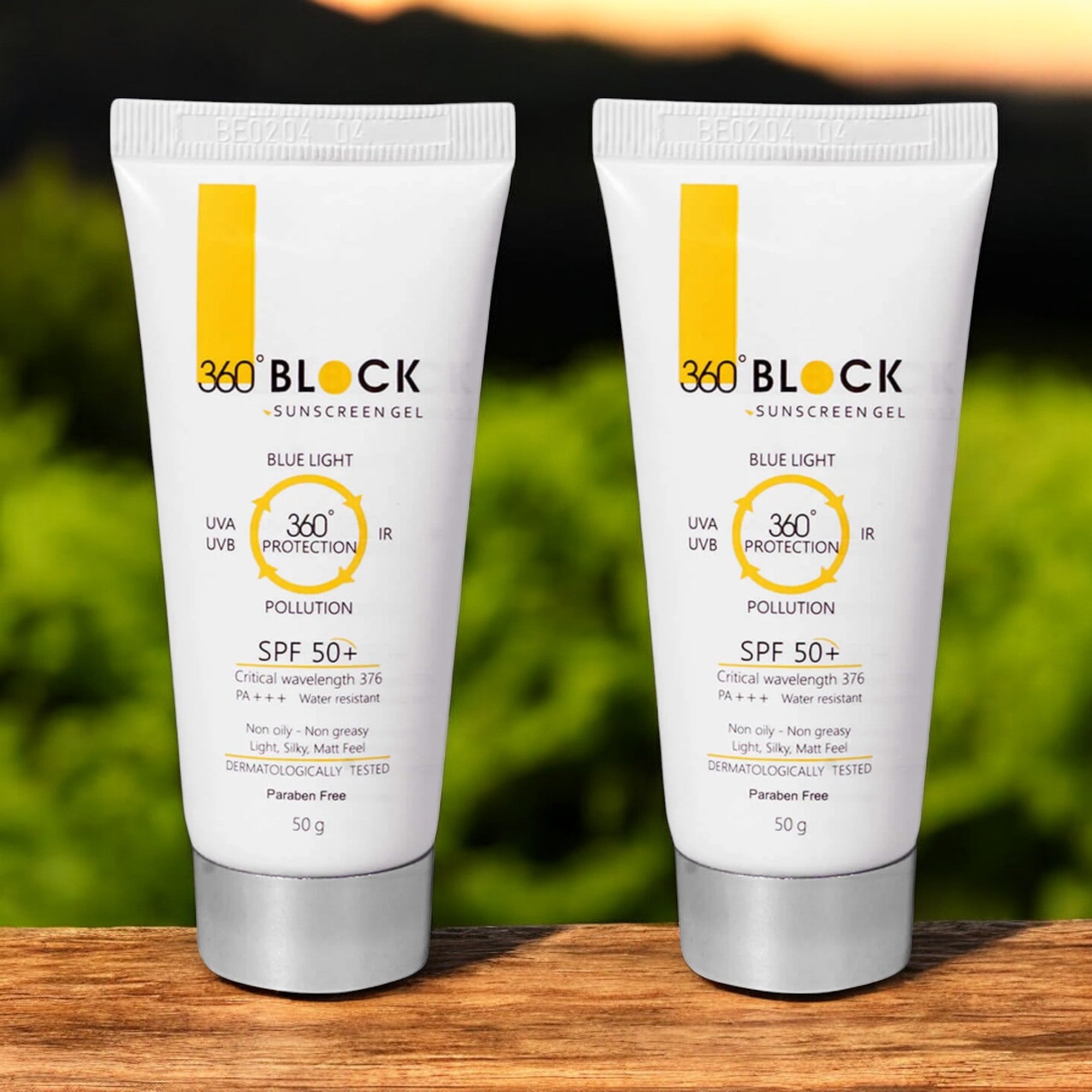 360 Block Sunscreen Gel SPF 50+ - Cosmosentials