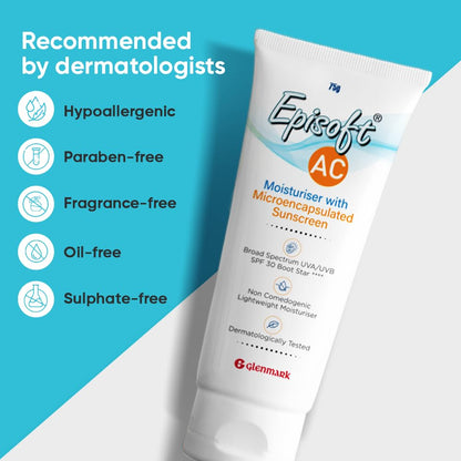 Episoft AC Moisturiser with Sunscreen (SPF 30)