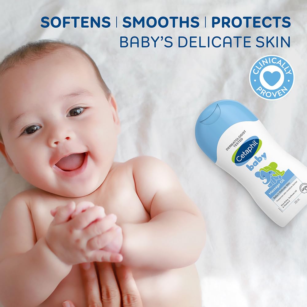 Cetaphil Baby Daily Lotion & Cetaphil Baby Massage Oil