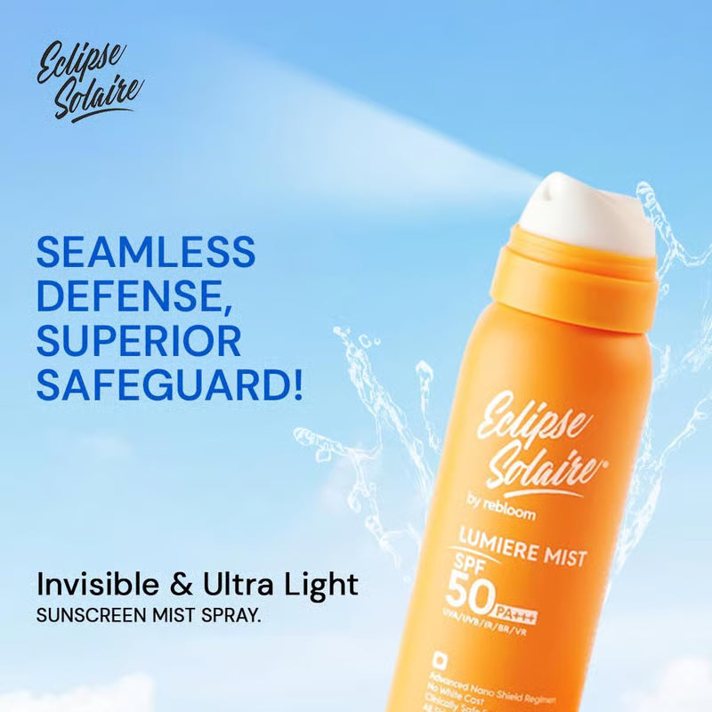 Eclipse Solaire Lumiere Mist SPF 50 PA+++ Sunscreen Spray