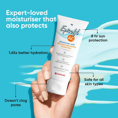 Episoft AC Moisturiser with Sunscreen (SPF 30)