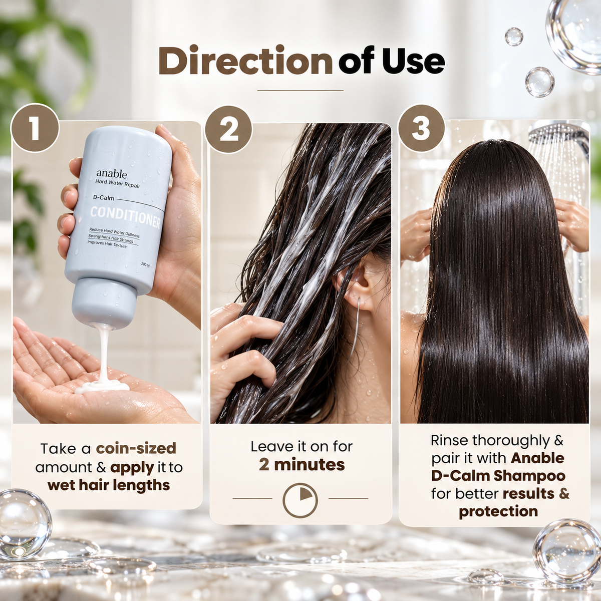 Anable D-Calm Hard Water Repair Conditioner 200 ml