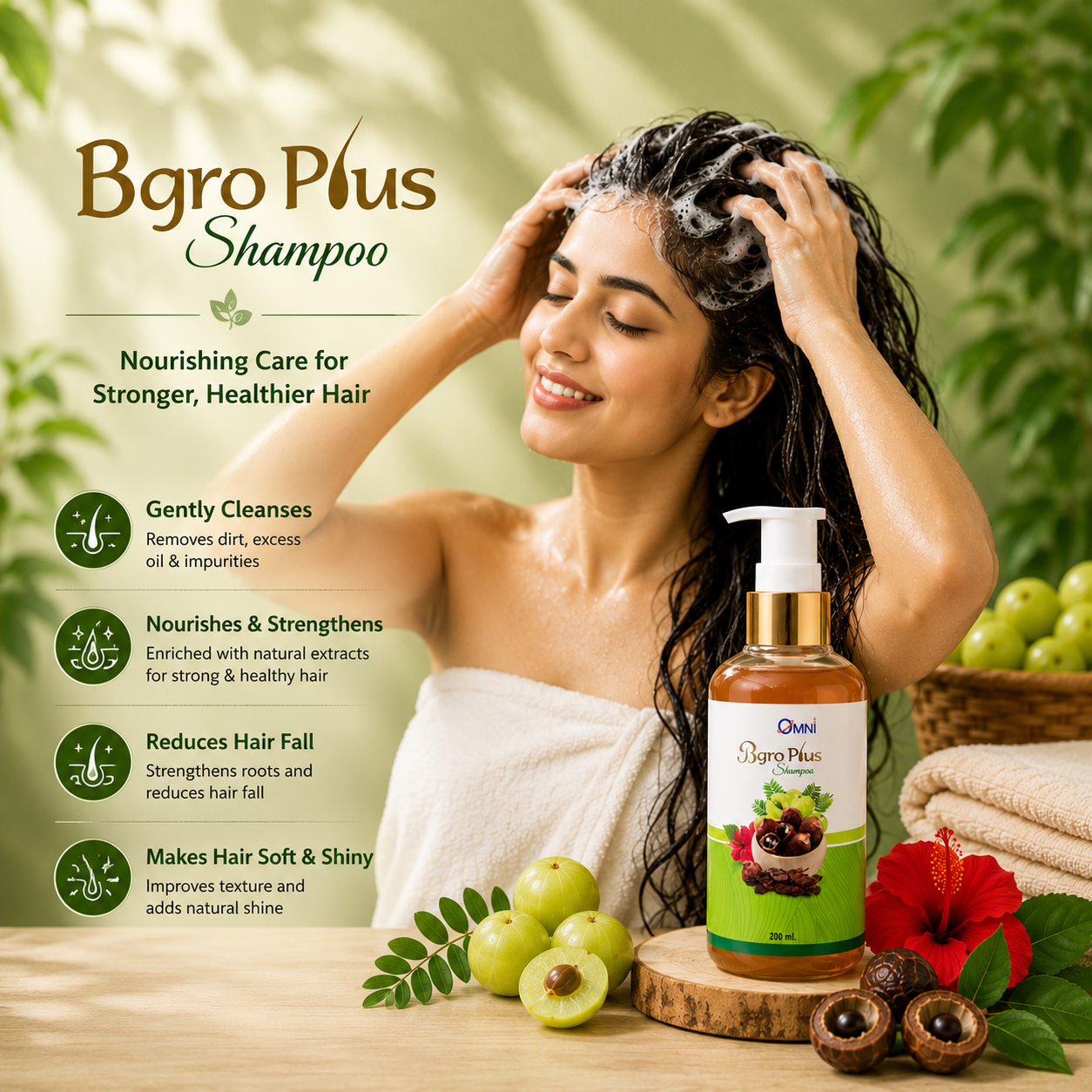 Bgro Plus Shampoo 200ml - Cosmosentials