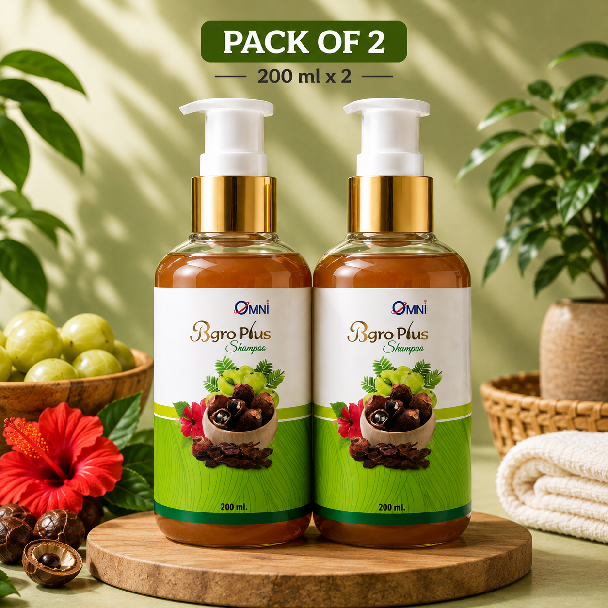 Bgro Plus Shampoo 200ml - Cosmosentials