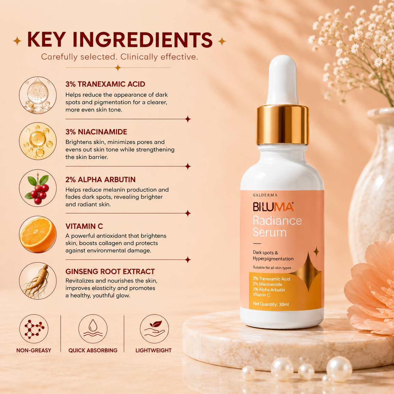 Biluma Radiance Serum - Cosmosentials