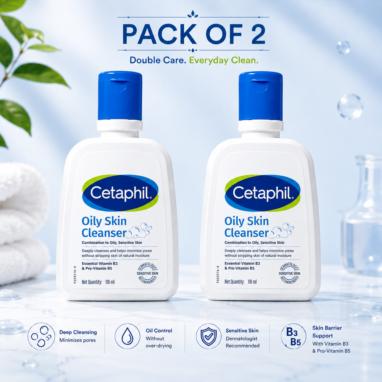 Cetaphil Oily Skin Cleanser 118ml - Cosmosentials