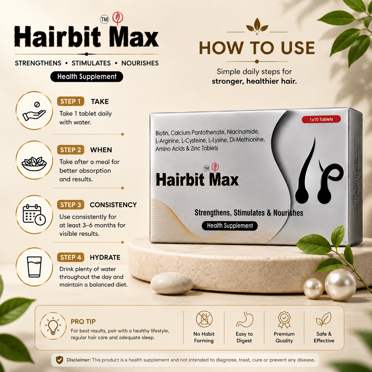 Hairbit Max Tablets