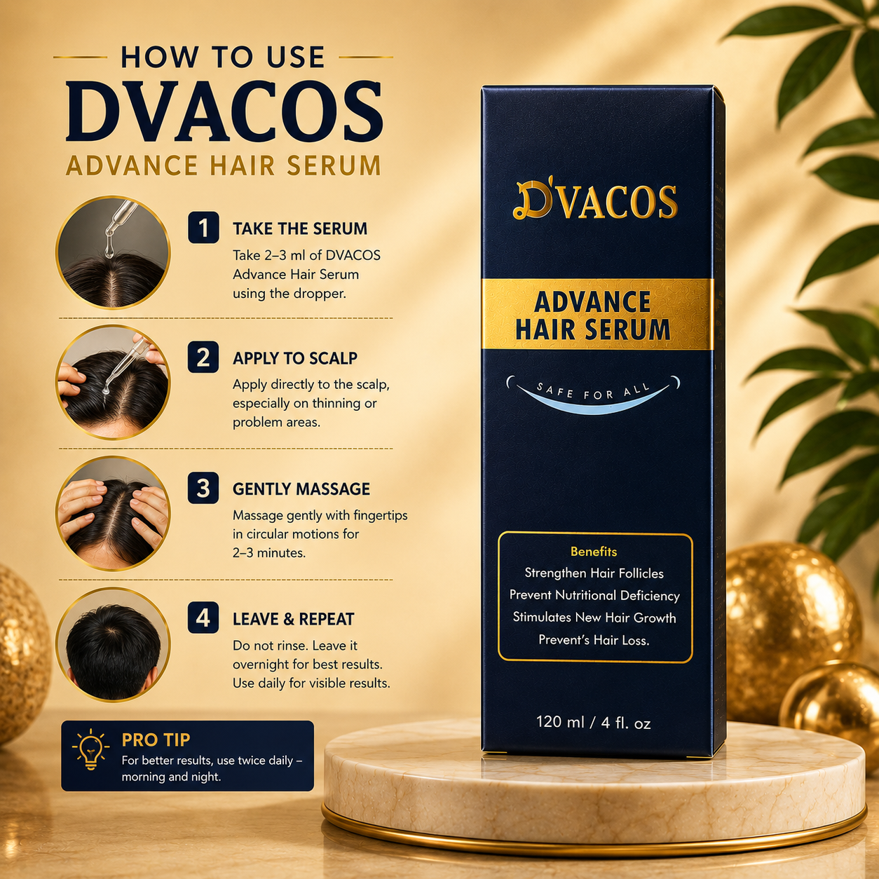 D'VACOS Advance Hair Serum