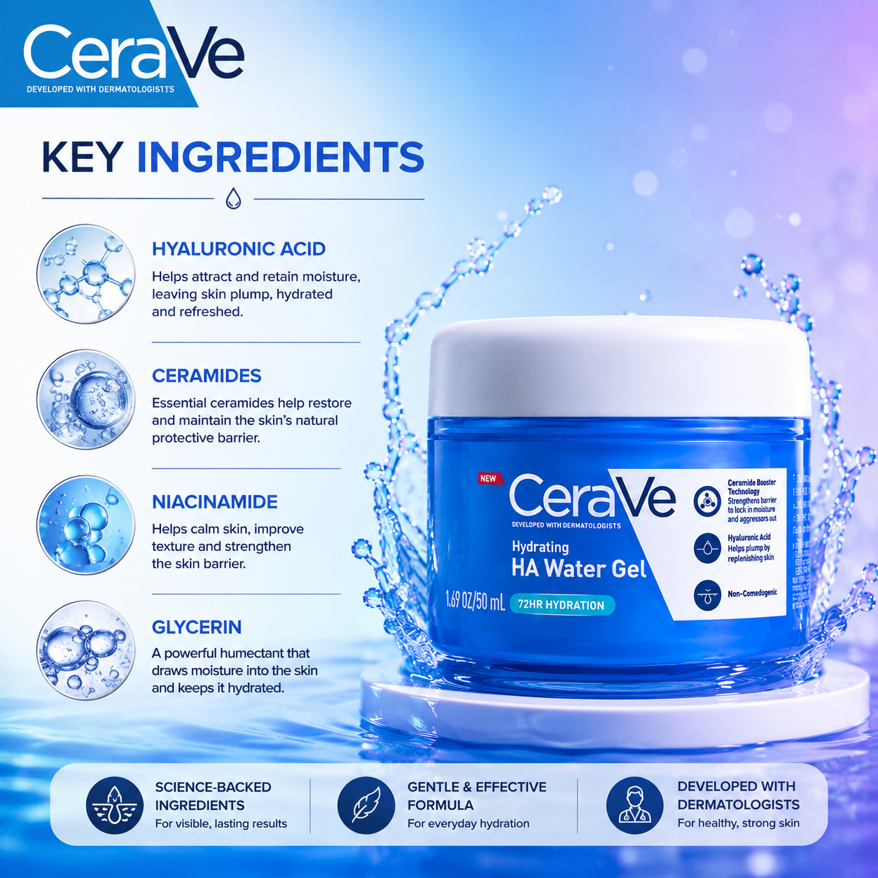 CeraVe Hydrating HA Water Gel