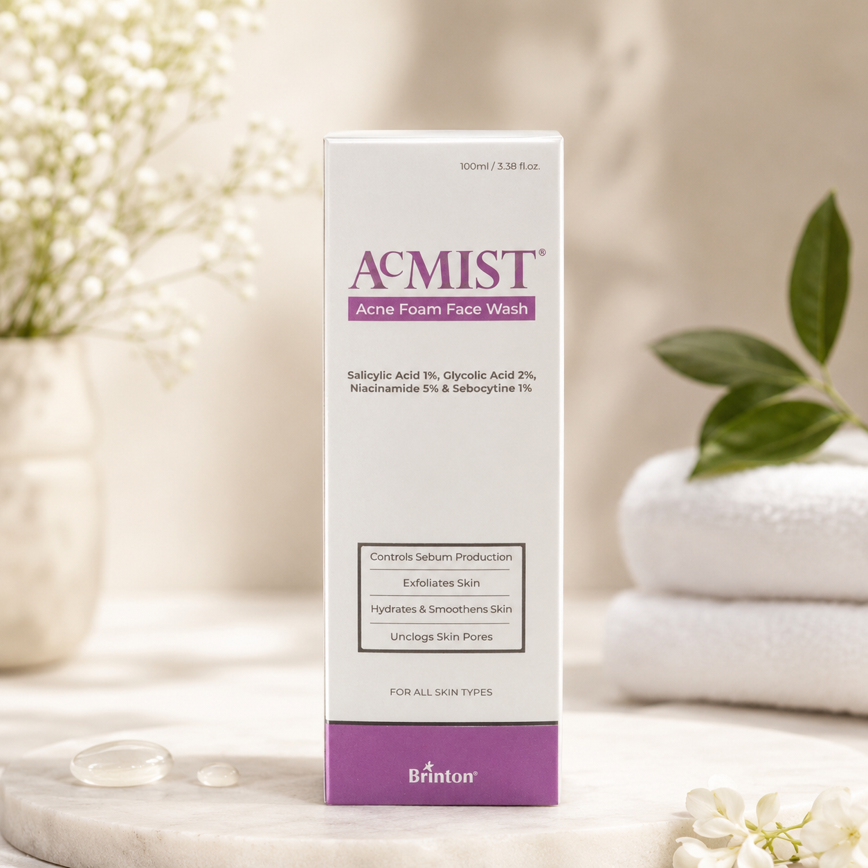 Acmist Acne Foam Face Wash