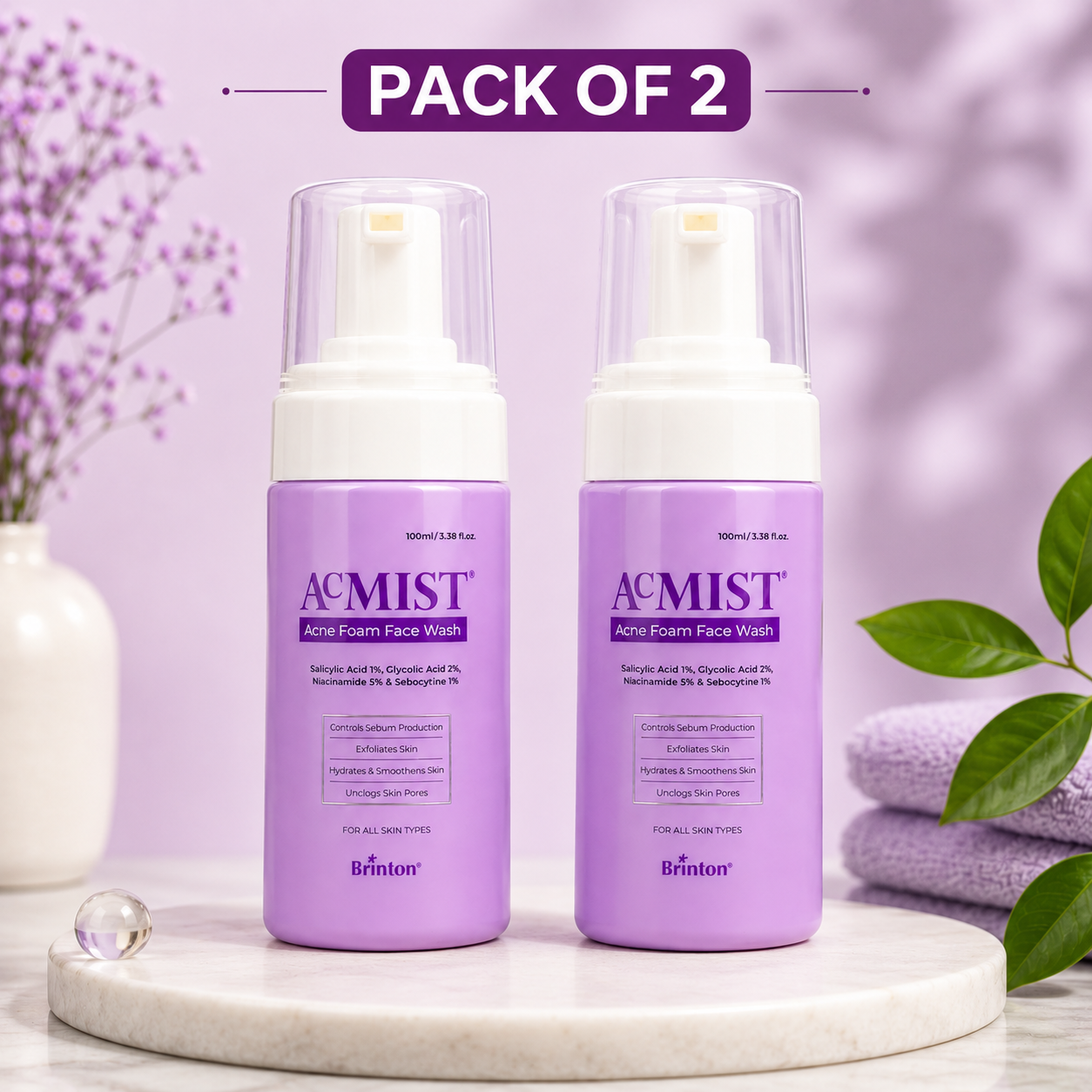 Acmist Acne Foam Face Wash