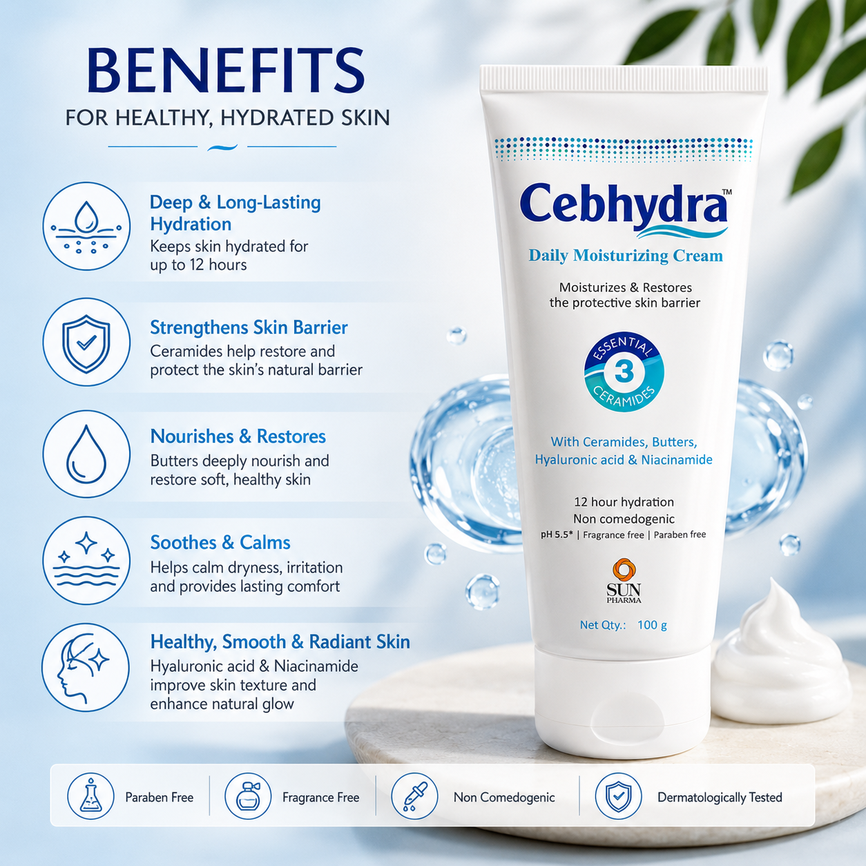 Cebhydra Daily Moisturizing Cream