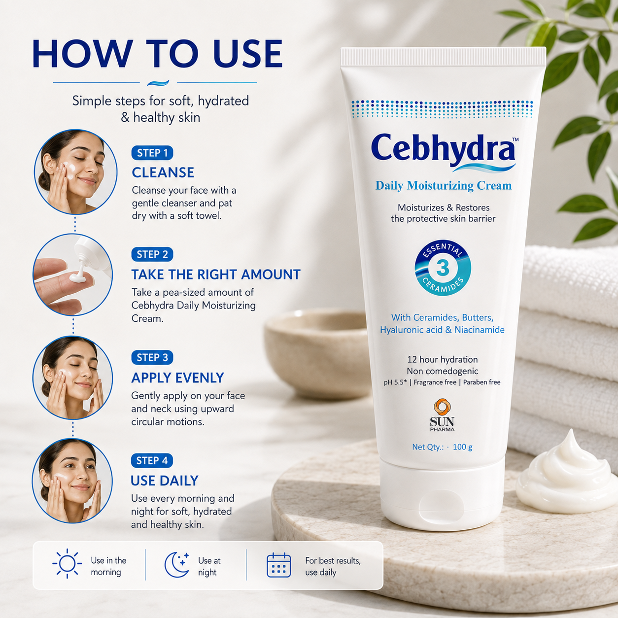 Cebhydra Daily Moisturizing Cream