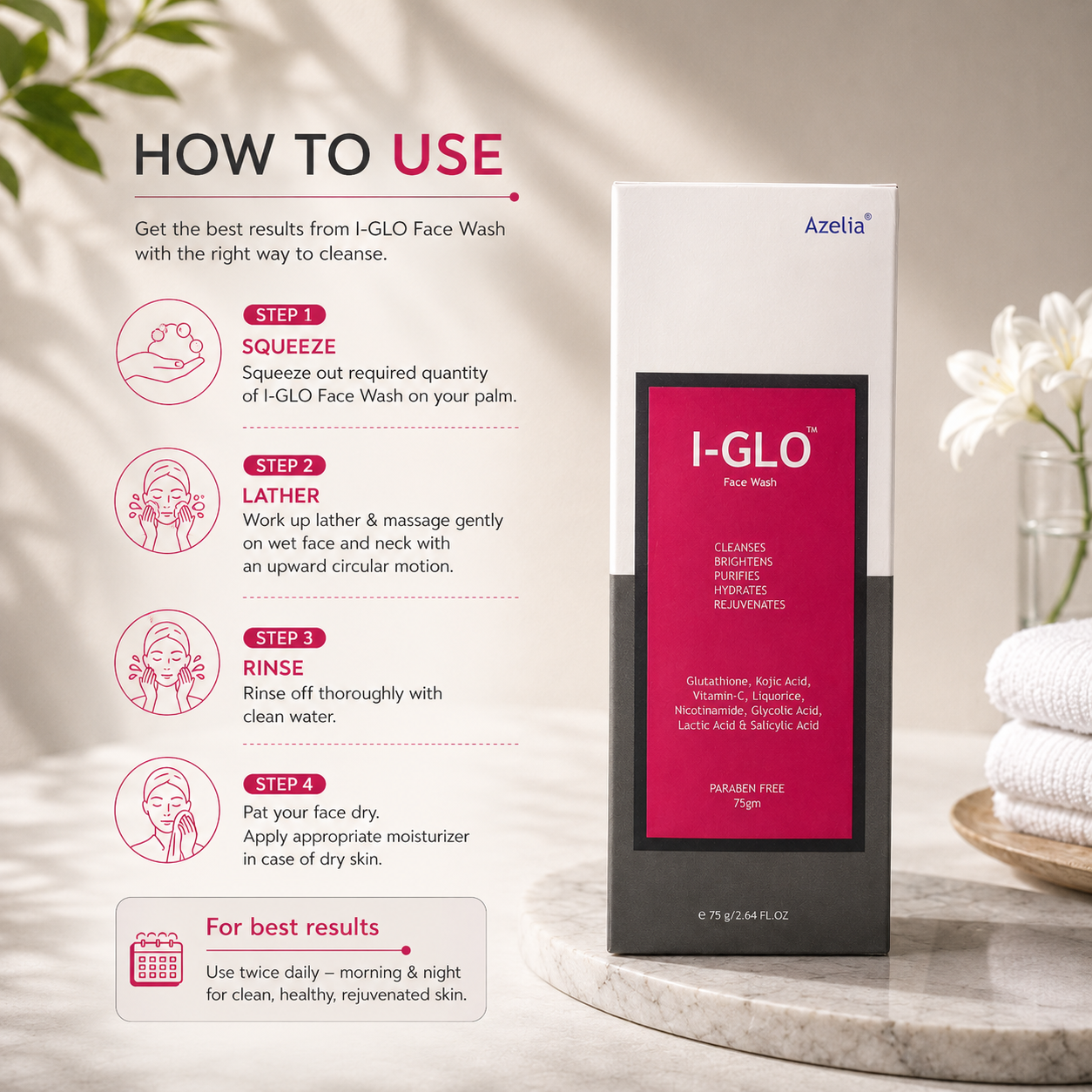 I-GLO Face Wash