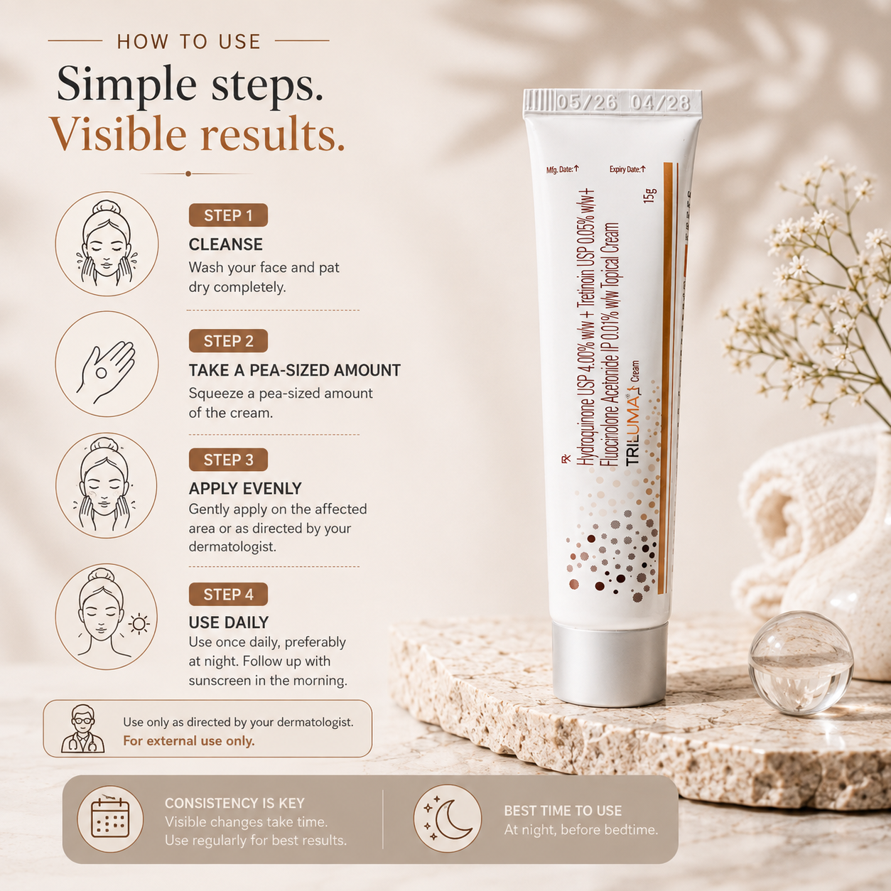 Triluma Cream - 15g