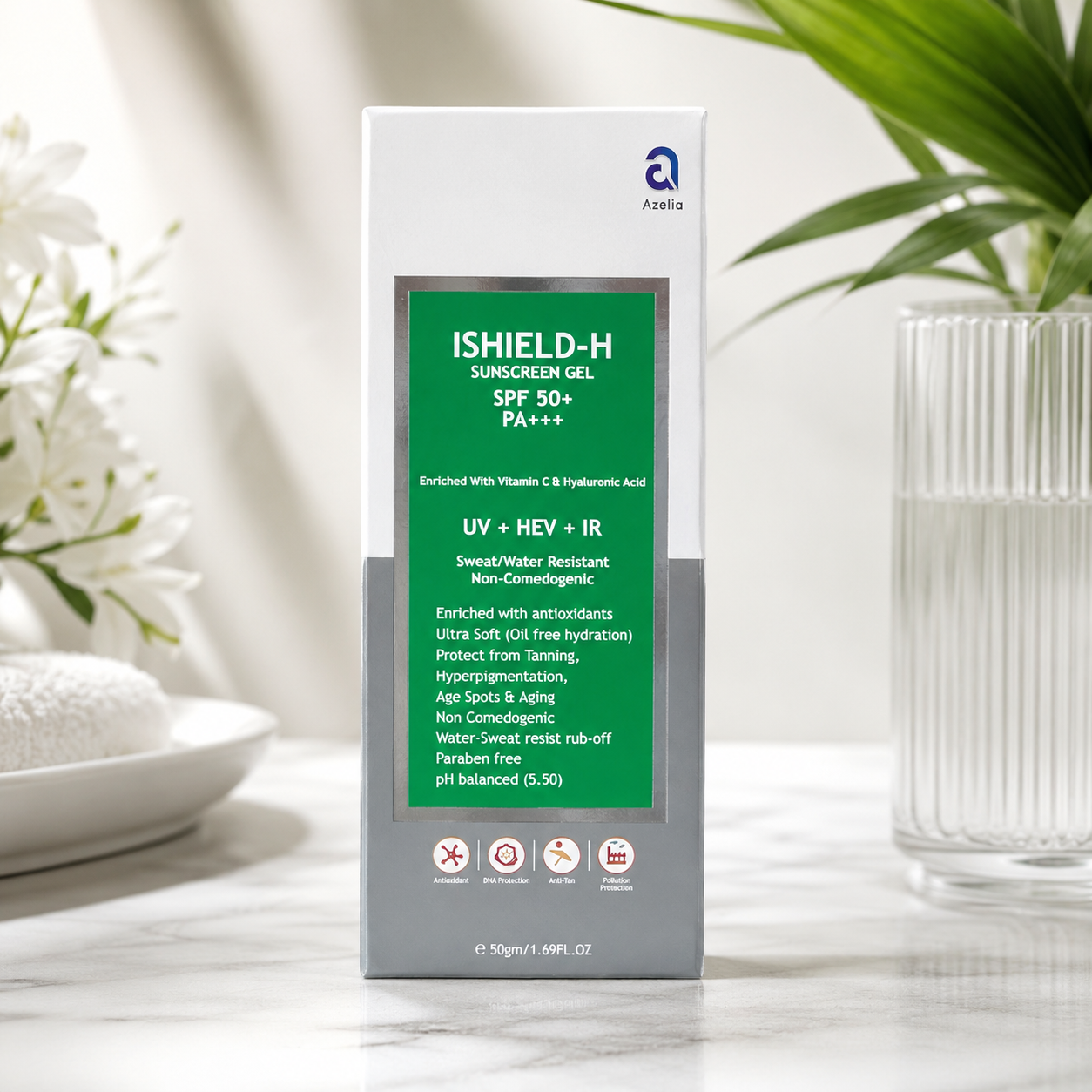 ISHIELD-H Sunscreen Gel SPF 50+ PA+++
