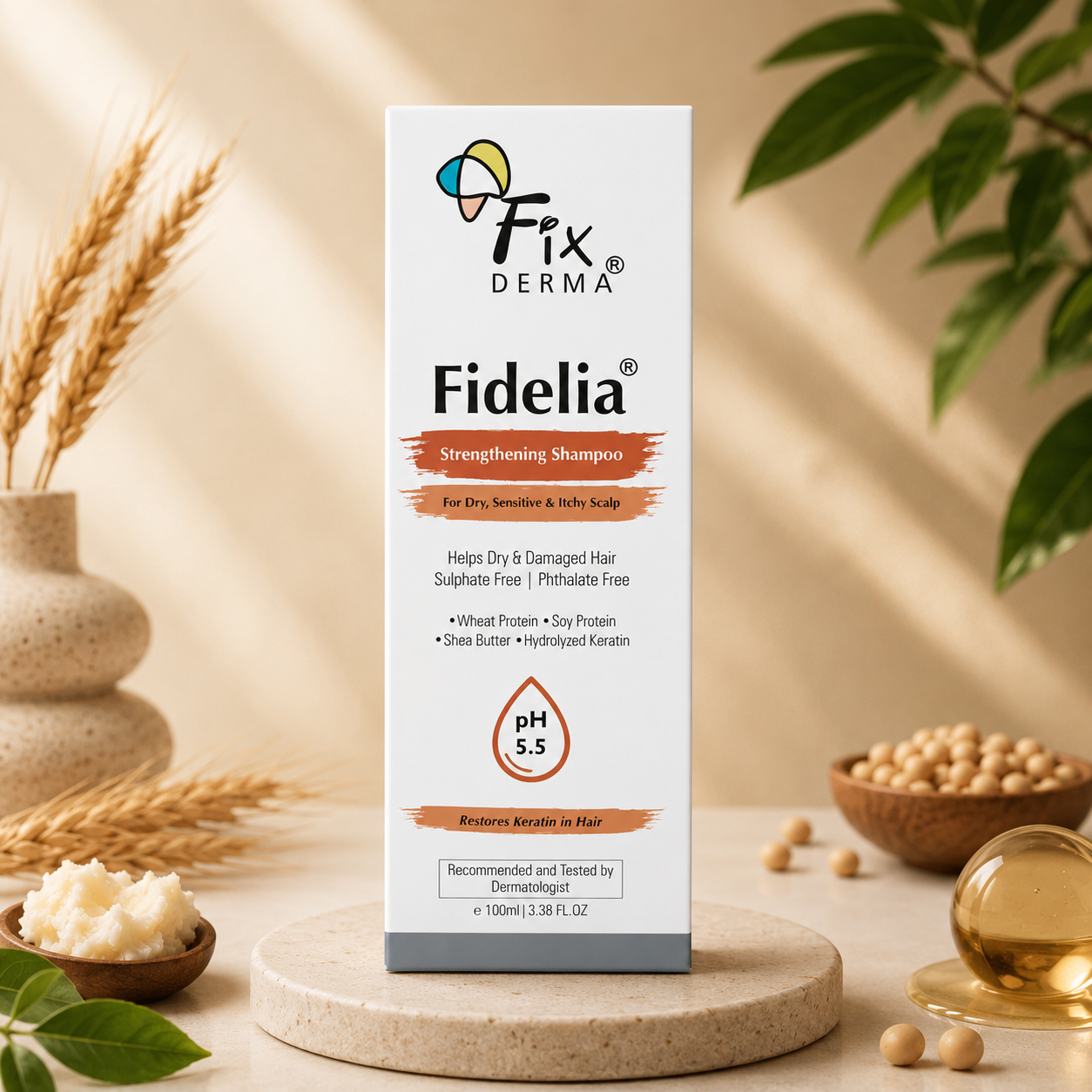 Fixderma Fidelia Strengthening Shampoo 100ml