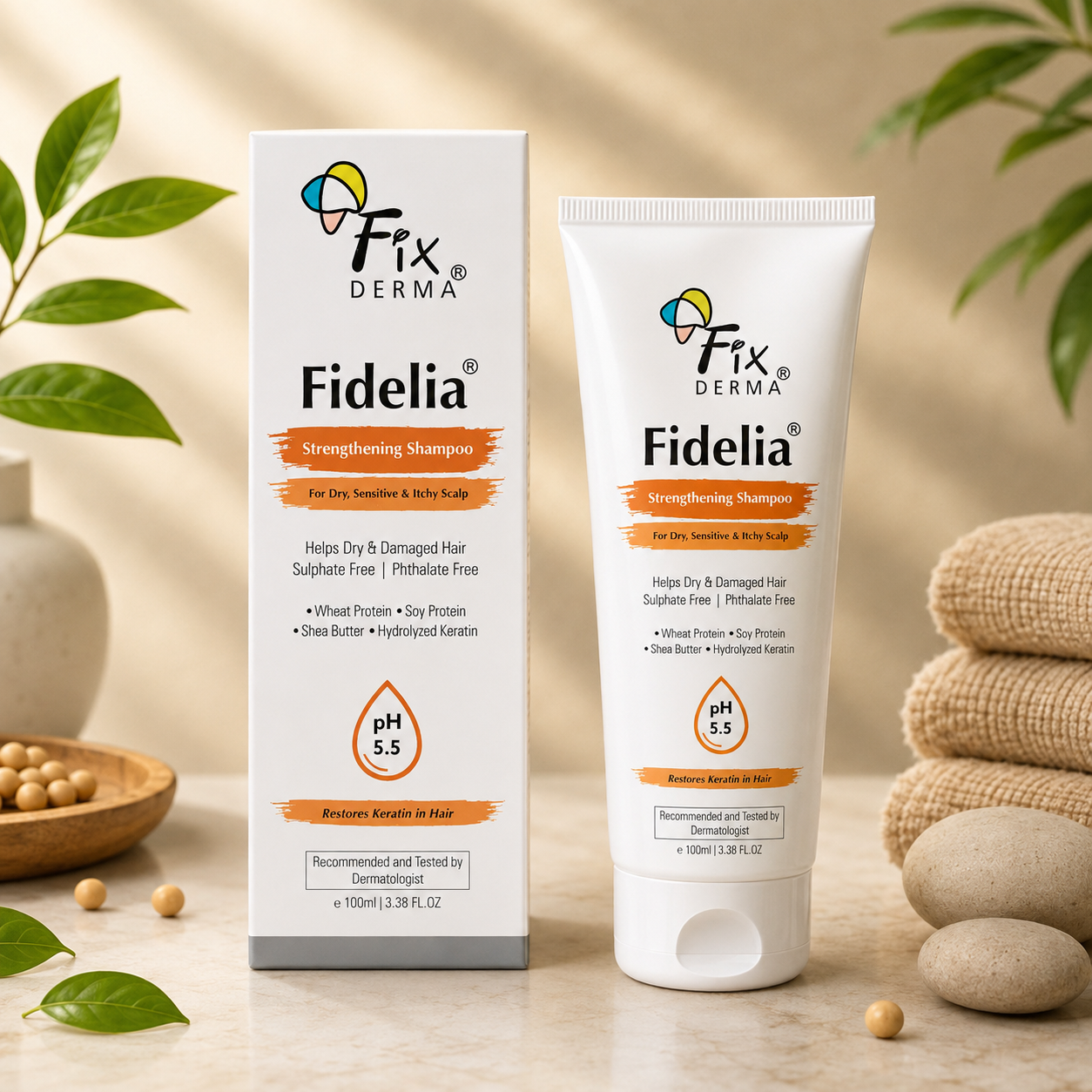 Fixderma Fidelia Strengthening Shampoo 100ml